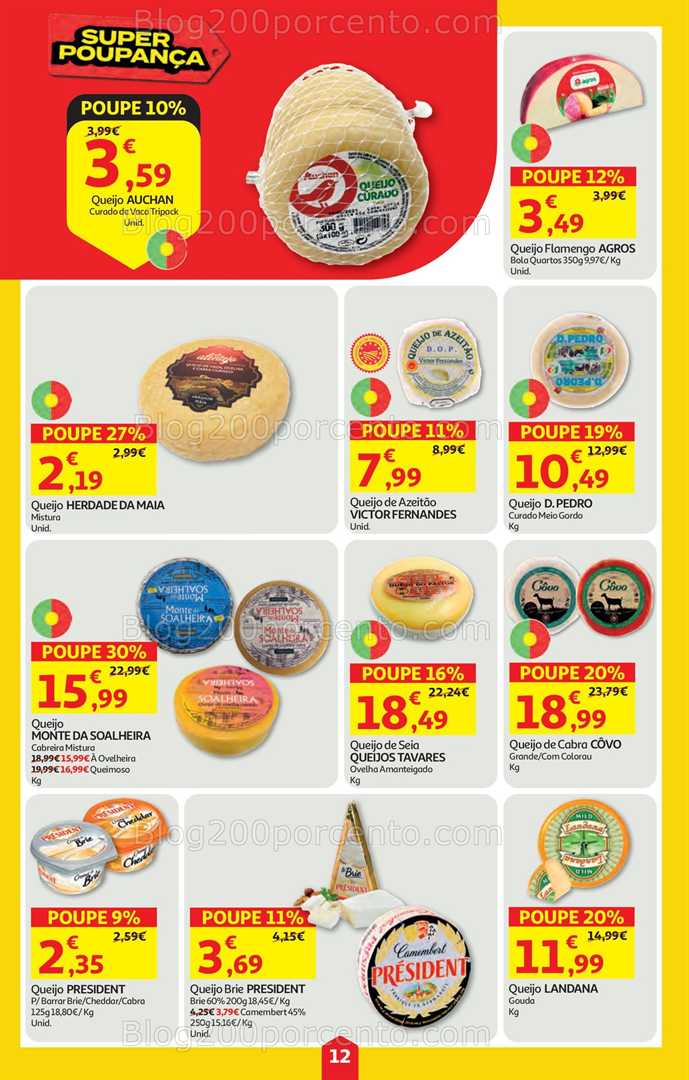 Antevisão Folheto AUCHAN Super Poupança Promoções de 28 agosto a 3 setembro