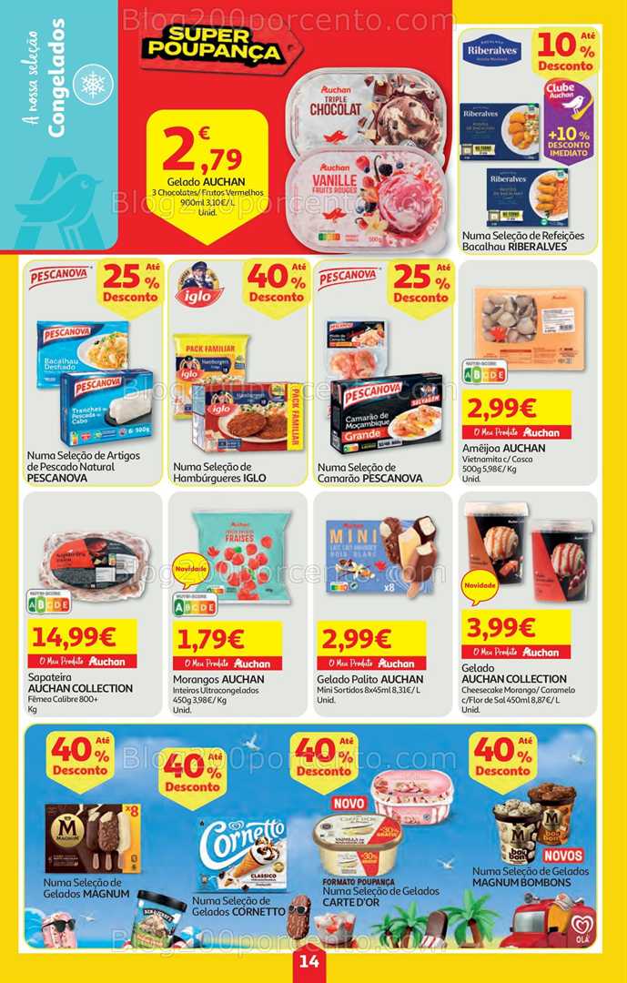 Antevisão Folheto AUCHAN Super Poupança Promoções de 28 agosto a 3 setembro