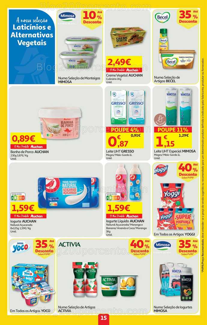 Antevisão Folheto AUCHAN Super Poupança Promoções de 28 agosto a 3 setembro