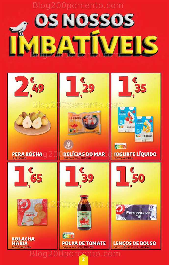 Antevisão Folheto AUCHAN Super Poupança Promoções de 28 agosto a 3 setembro