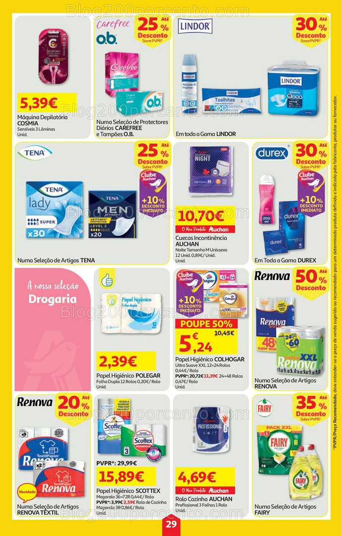 Antevisão Folheto AUCHAN Super Poupança Promoções de 28 agosto a 3 setembro
