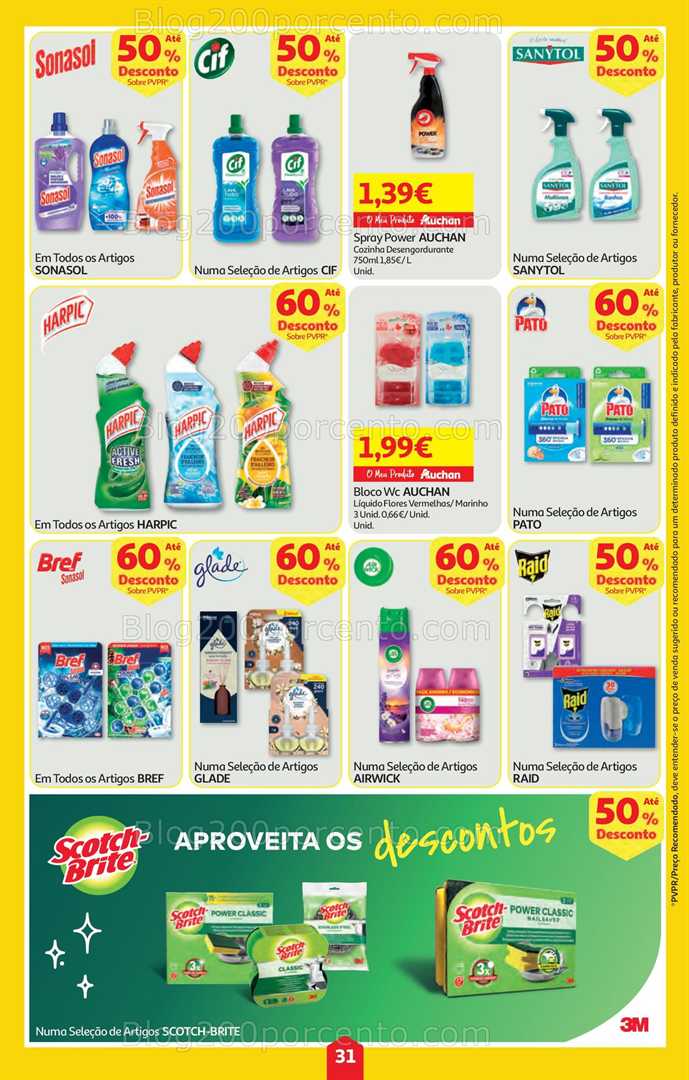 Antevisão Folheto AUCHAN Super Poupança Promoções de 28 agosto a 3 setembro
