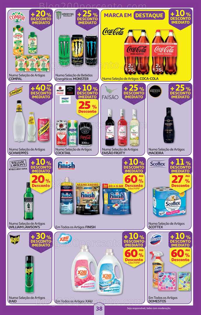 Antevisão Folheto AUCHAN Super Poupança Promoções de 28 agosto a 3 setembro