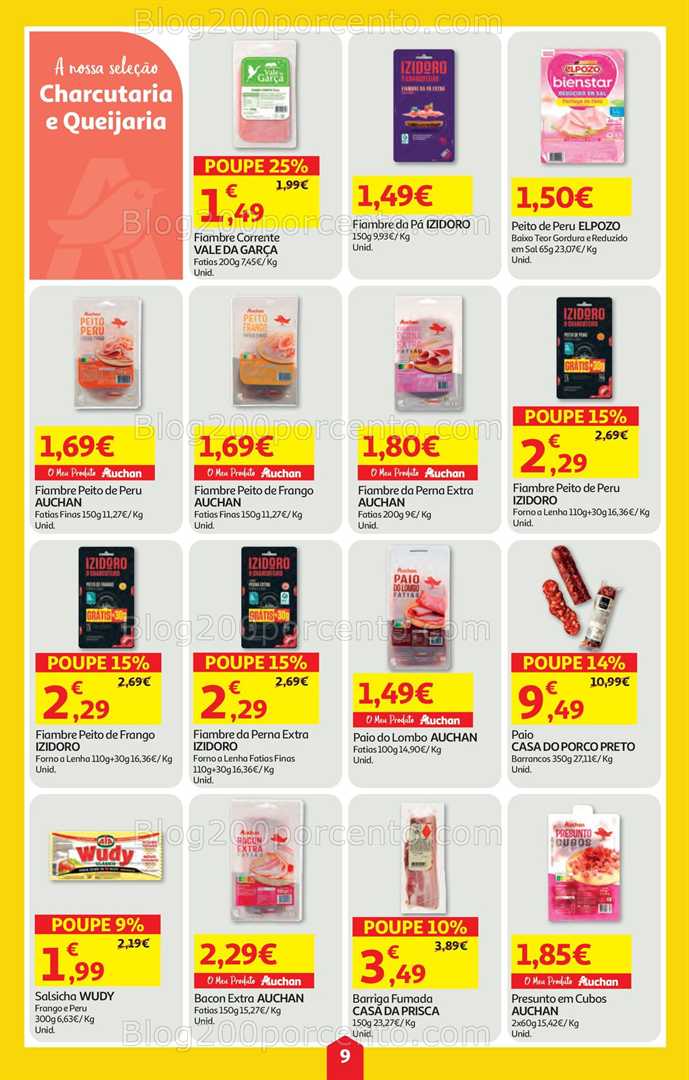 Antevisão Folheto AUCHAN Super Poupança Promoções de 28 agosto a 3 setembro