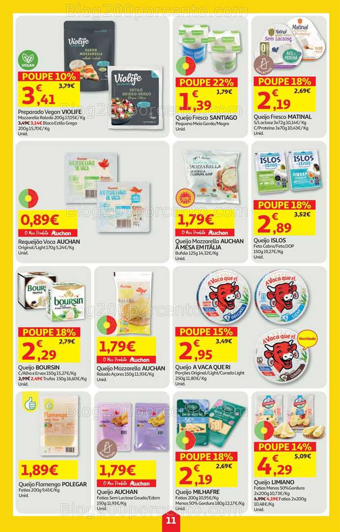 Antevisão Folheto AUCHAN Super Poupança Promoções de 21 a 27 agosto