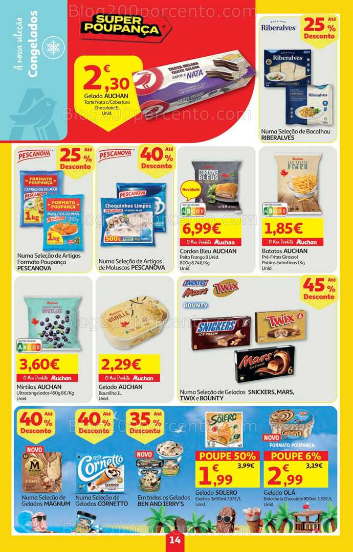Antevisão Folheto AUCHAN Super Poupança Promoções de 21 a 27 agosto