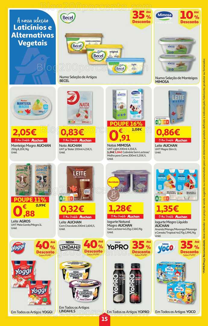Antevisão Folheto AUCHAN Super Poupança Promoções de 21 a 27 agosto