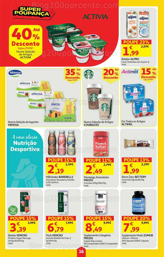 Antevisão Folheto AUCHAN Super Poupança Promoções de 21 a 27 agosto