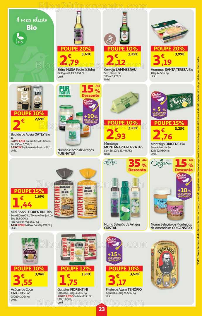 Antevisão Folheto AUCHAN Super Poupança Promoções de 21 a 27 agosto