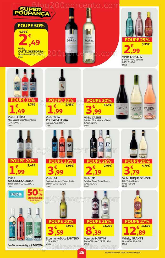 Antevisão Folheto AUCHAN Super Poupança Promoções de 21 a 27 agosto