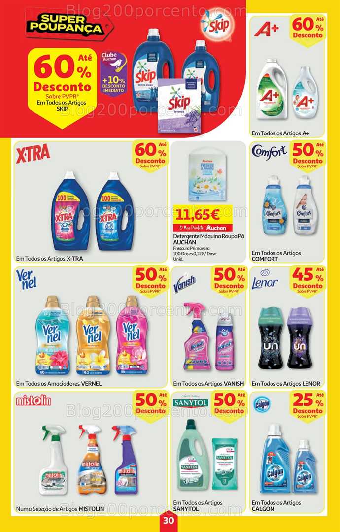 Antevisão Folheto AUCHAN Super Poupança Promoções de 21 a 27 agosto