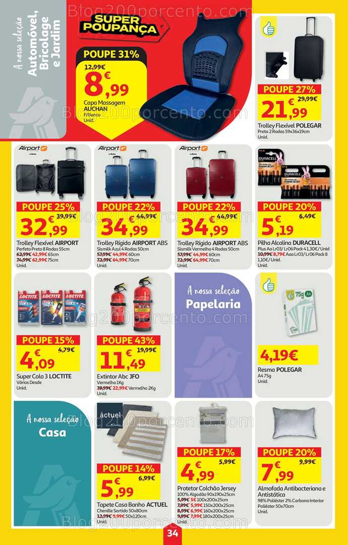 Antevisão Folheto AUCHAN Super Poupança Promoções de 21 a 27 agosto
