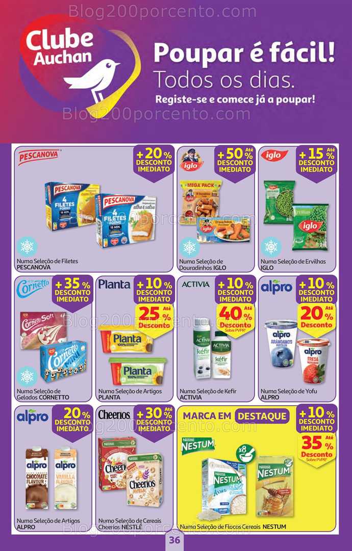 Antevisão Folheto AUCHAN Super Poupança Promoções de 21 a 27 agosto