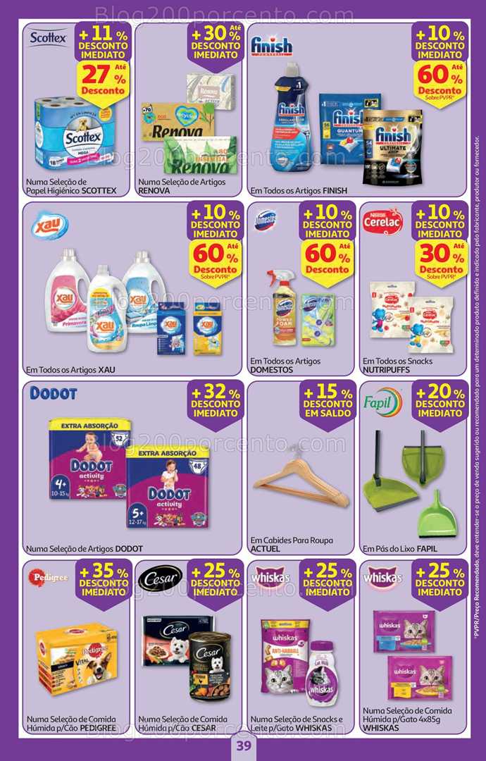 Antevisão Folheto AUCHAN Super Poupança Promoções de 21 a 27 agosto
