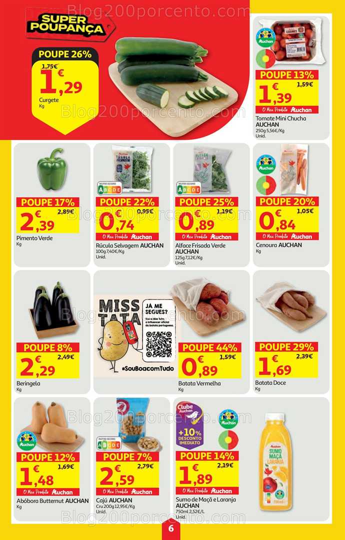 Antevisão Folheto AUCHAN Super Poupança Promoções de 21 a 27 agosto