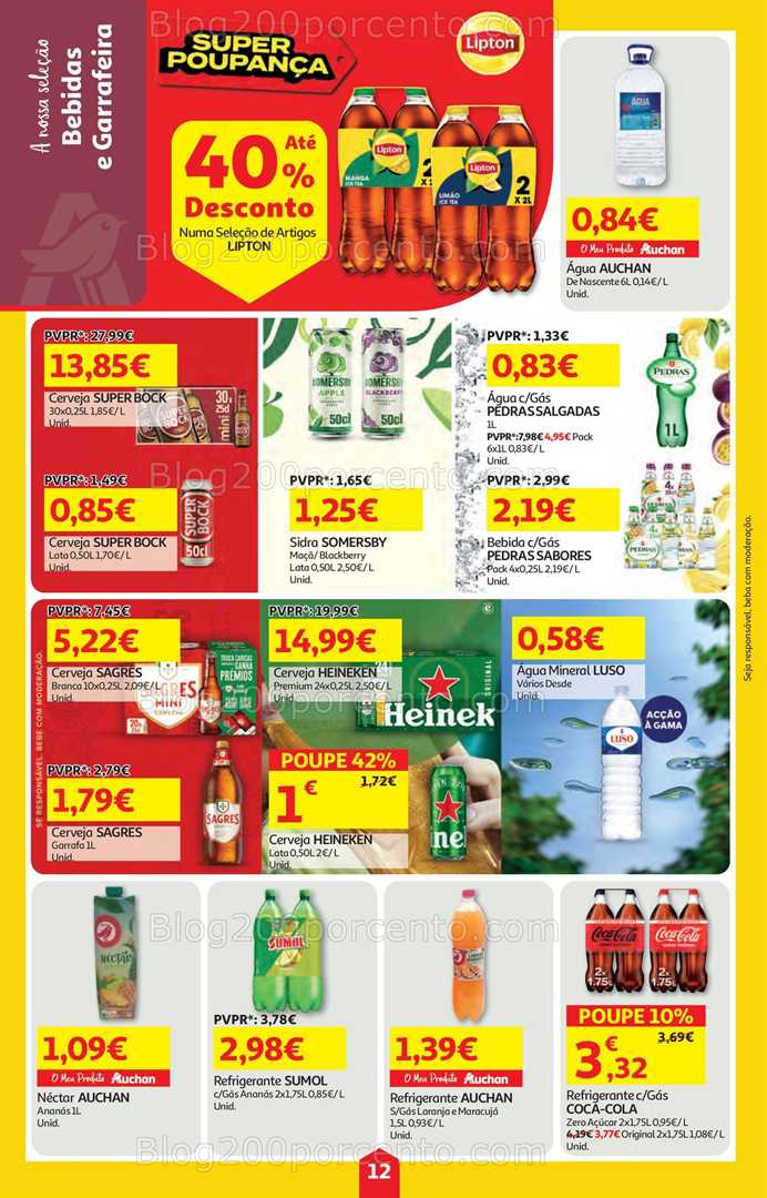 Antevisão Folheto AUCHAN - MINIPREÇO Promoções de 21 a 27 agosto
