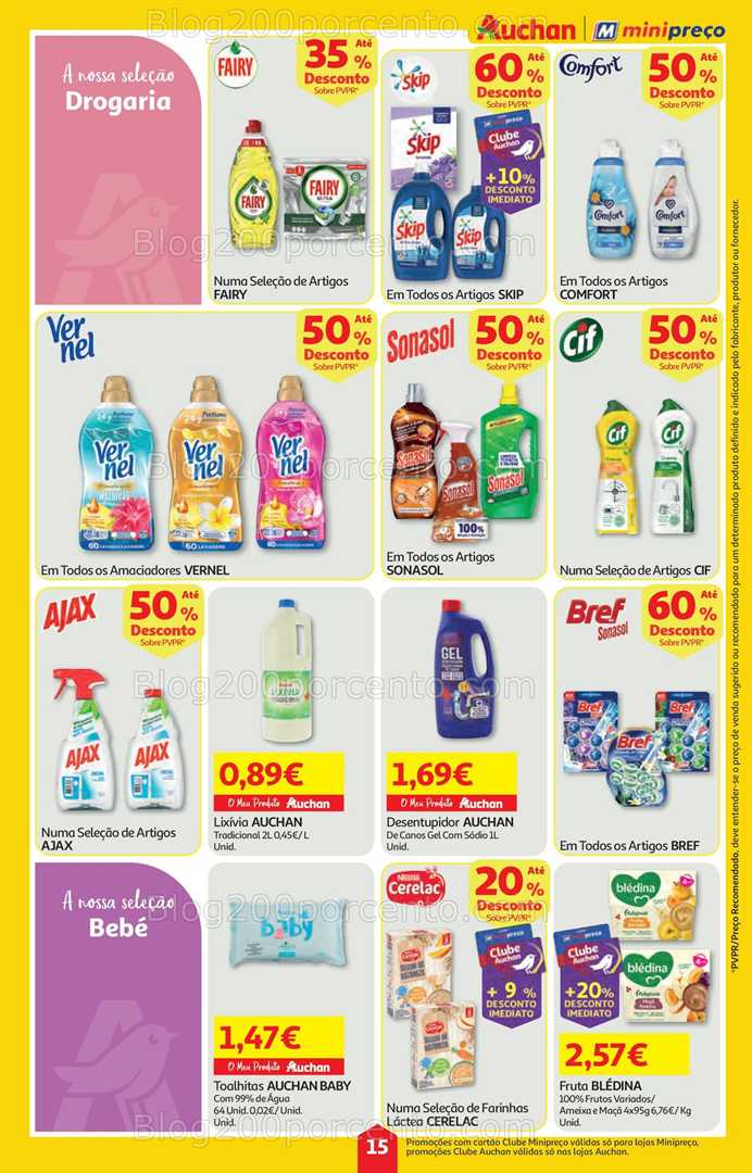 Antevisão Folheto AUCHAN - MINIPREÇO Promoções de 21 a 27 agosto