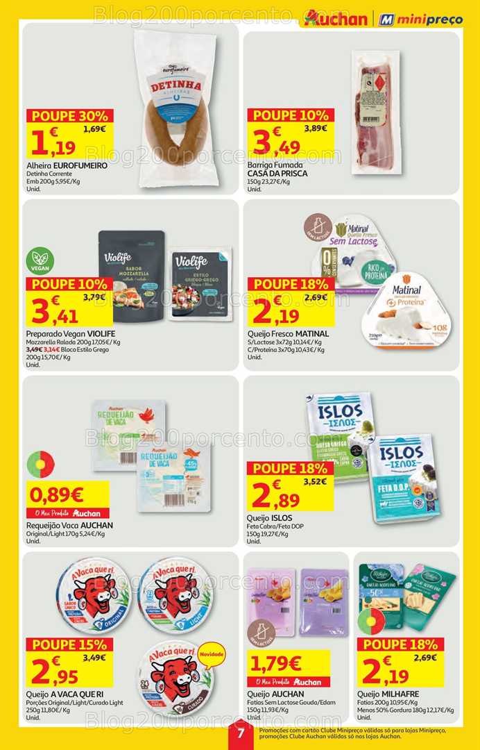 Antevisão Folheto AUCHAN - MINIPREÇO Promoções de 21 a 27 agosto