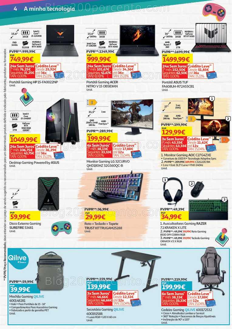 Antevisão Folheto AUCHAN Tecnologia Regresso às Aulas Promoções de 21 agosto a 17 setembro