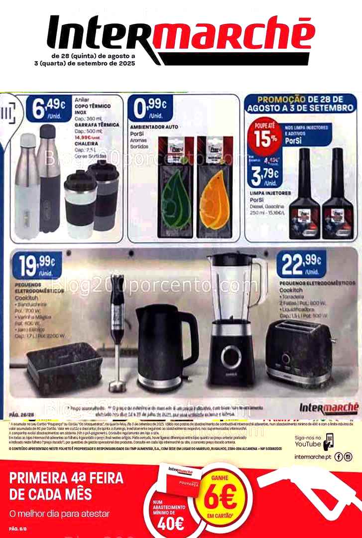 Antevisão Folheto INTERMARCHÉ Bazar Promoções de 28 agosto a 3 setembro