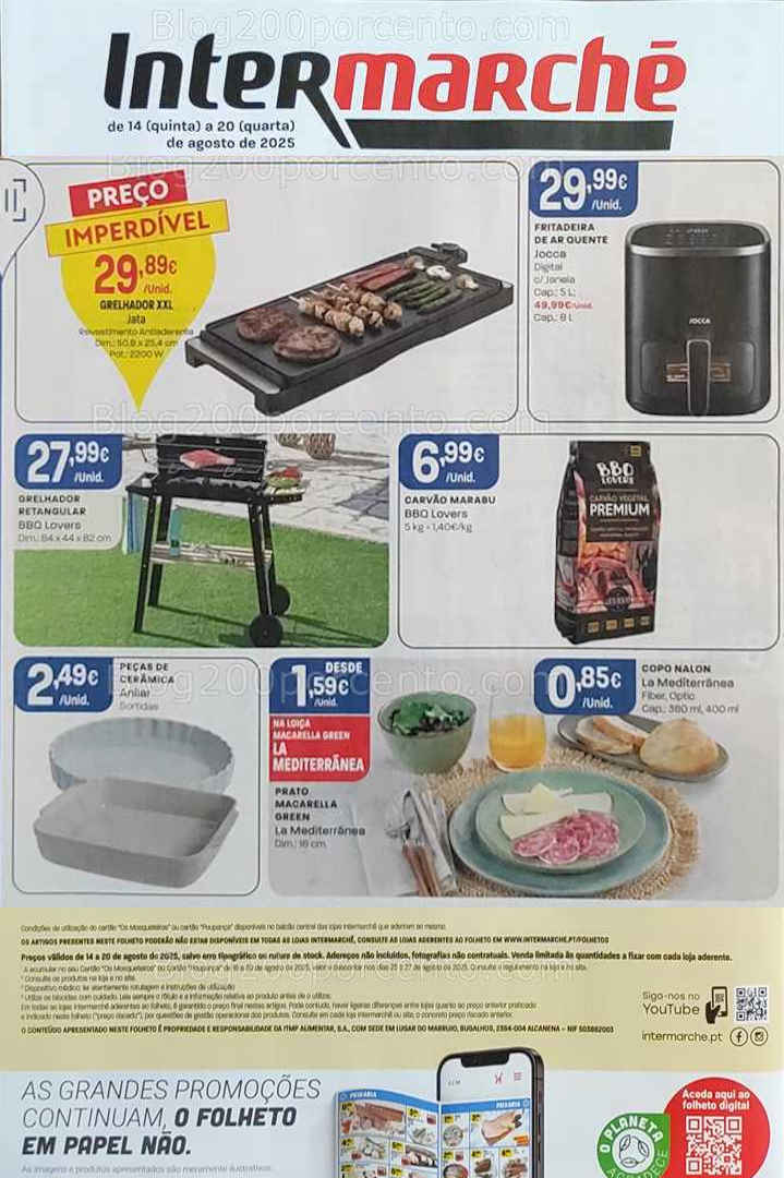 Antevisão Folheto INTERMARCHÉ Bazar Promoções de 14 a 20 agosto