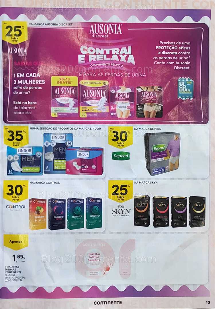 Antevisão Folheto CONTINENTE Beleza Promoções de 19 a 31 agosto