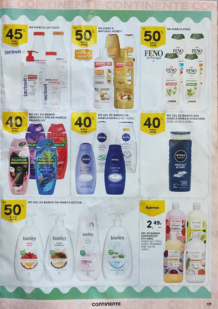 Antevisão Folheto CONTINENTE Beleza Promoções de 19 a 31 agosto
