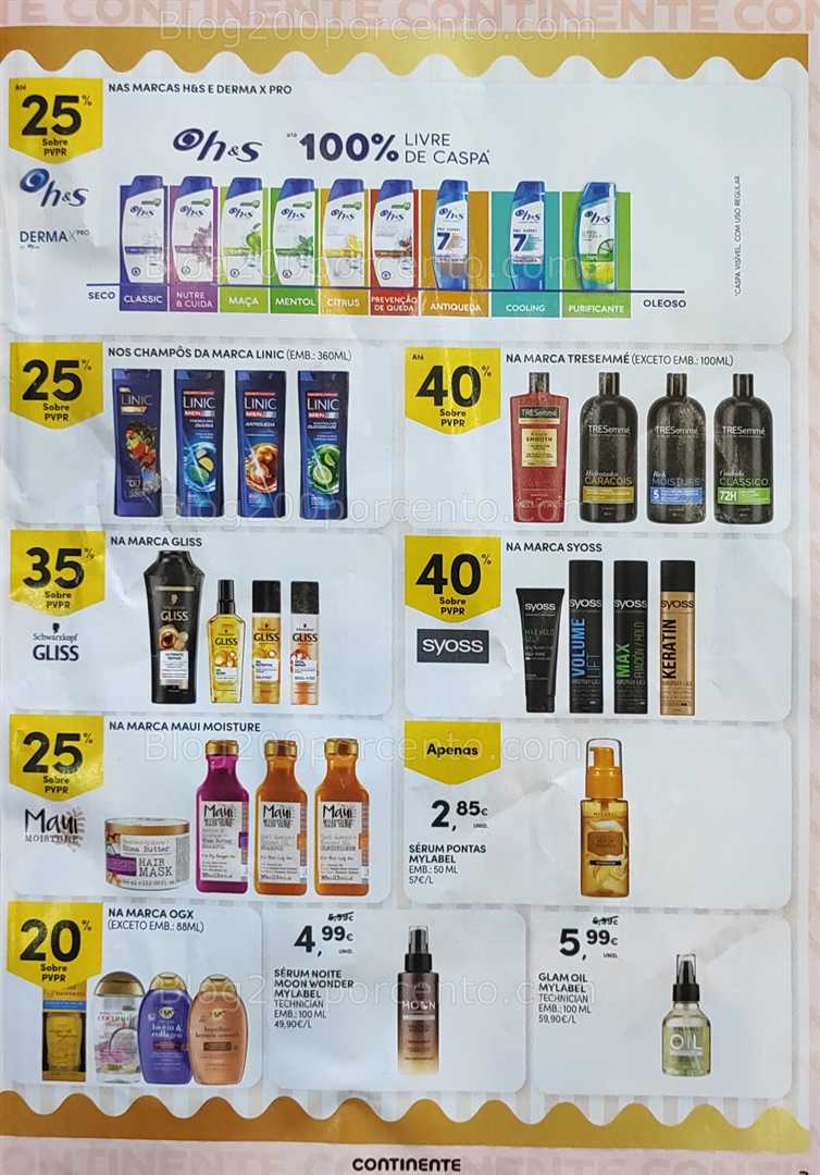Antevisão Folheto CONTINENTE Beleza Promoções de 19 a 31 agosto