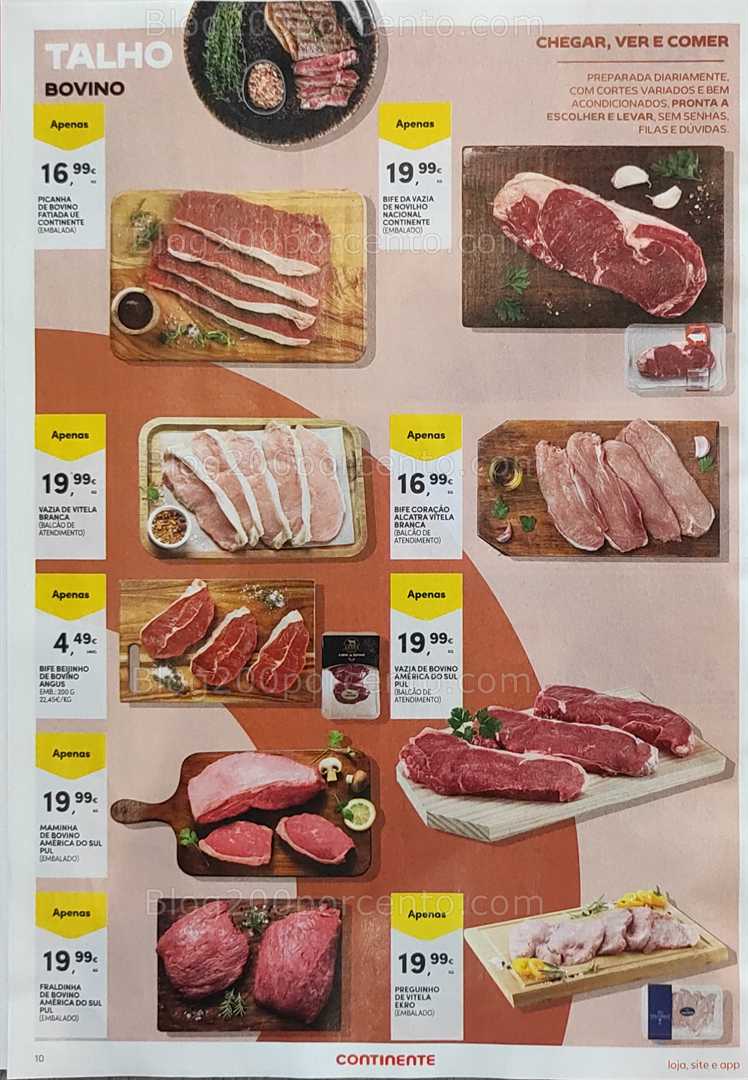 Antevisão Folheto CONTINENTE Promoções de 19 a 25 agosto