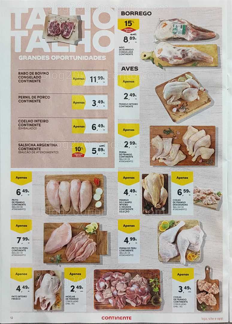 Antevisão Folheto CONTINENTE Promoções de 19 a 25 agosto
