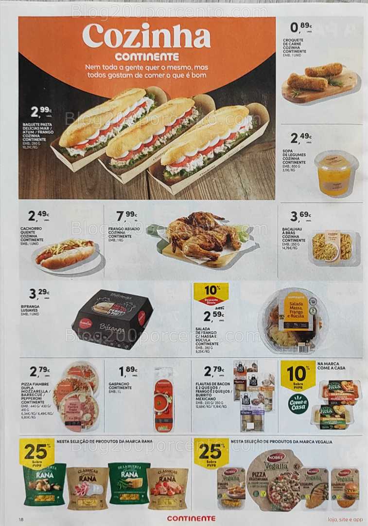 Antevisão Folheto CONTINENTE Promoções de 19 a 25 agosto