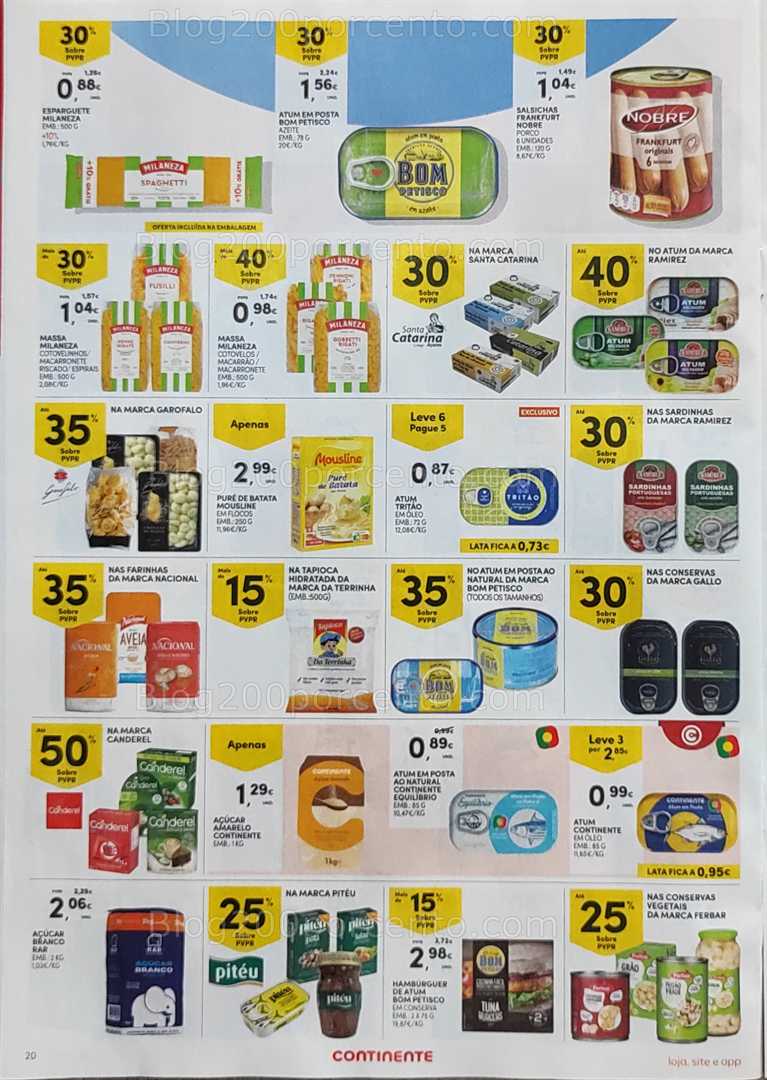 Antevisão Folheto CONTINENTE Promoções de 19 a 25 agosto