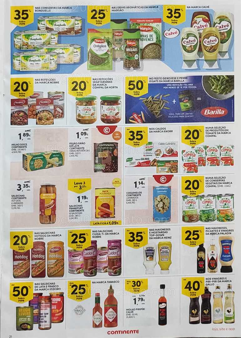 Antevisão Folheto CONTINENTE Promoções de 19 a 25 agosto