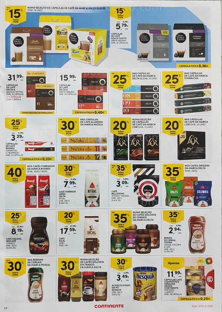 Antevisão Folheto CONTINENTE Promoções de 19 a 25 agosto