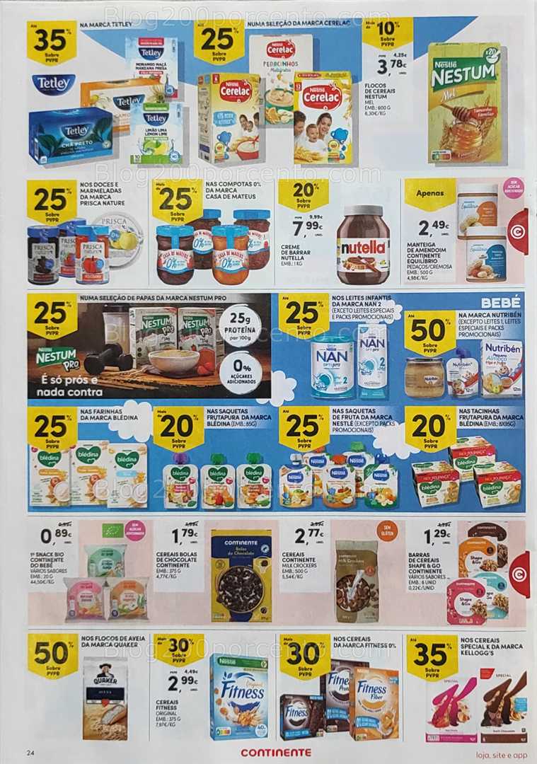 Antevisão Folheto CONTINENTE Promoções de 19 a 25 agosto