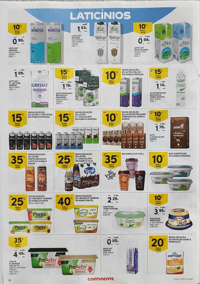 Antevisão Folheto CONTINENTE Promoções de 19 a 25 agosto