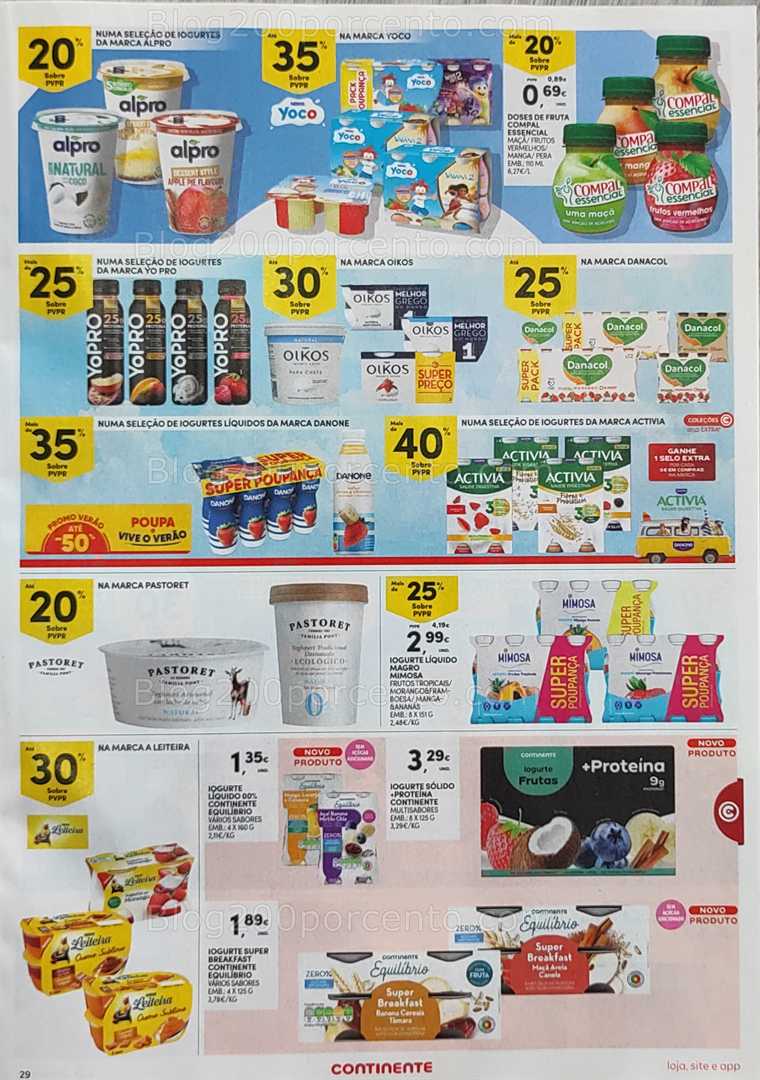 Antevisão Folheto CONTINENTE Promoções de 19 a 25 agosto