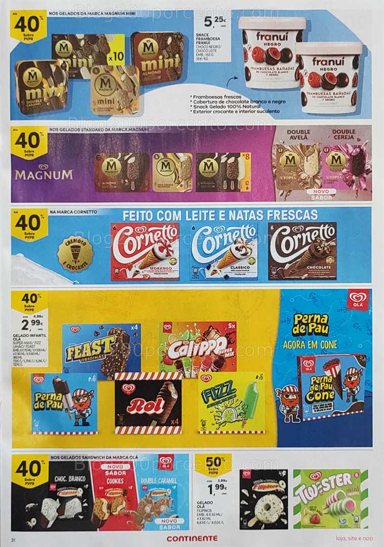 Antevisão Folheto CONTINENTE Promoções de 19 a 25 agosto