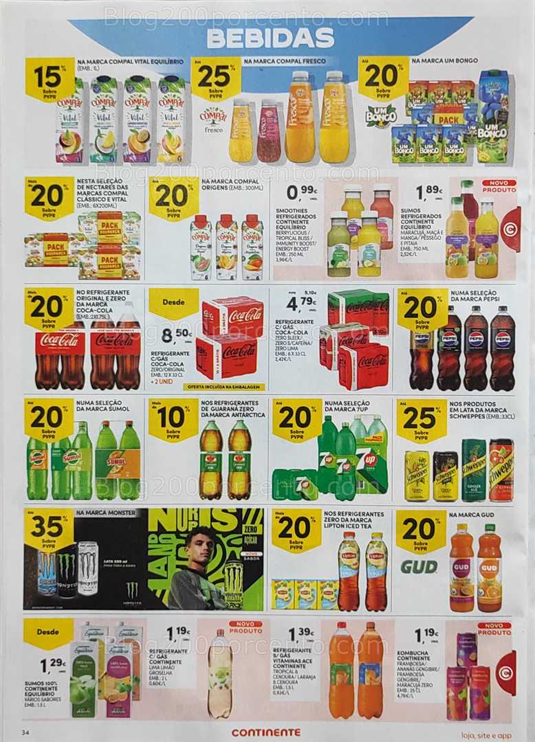 Antevisão Folheto CONTINENTE Promoções de 19 a 25 agosto