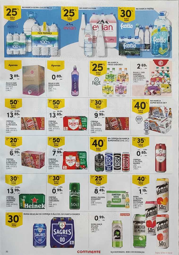Antevisão Folheto CONTINENTE Promoções de 19 a 25 agosto
