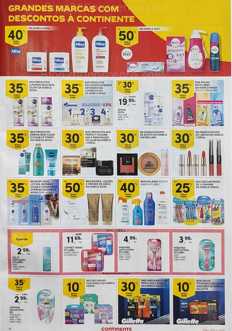 Antevisão Folheto CONTINENTE Promoções de 19 a 25 agosto