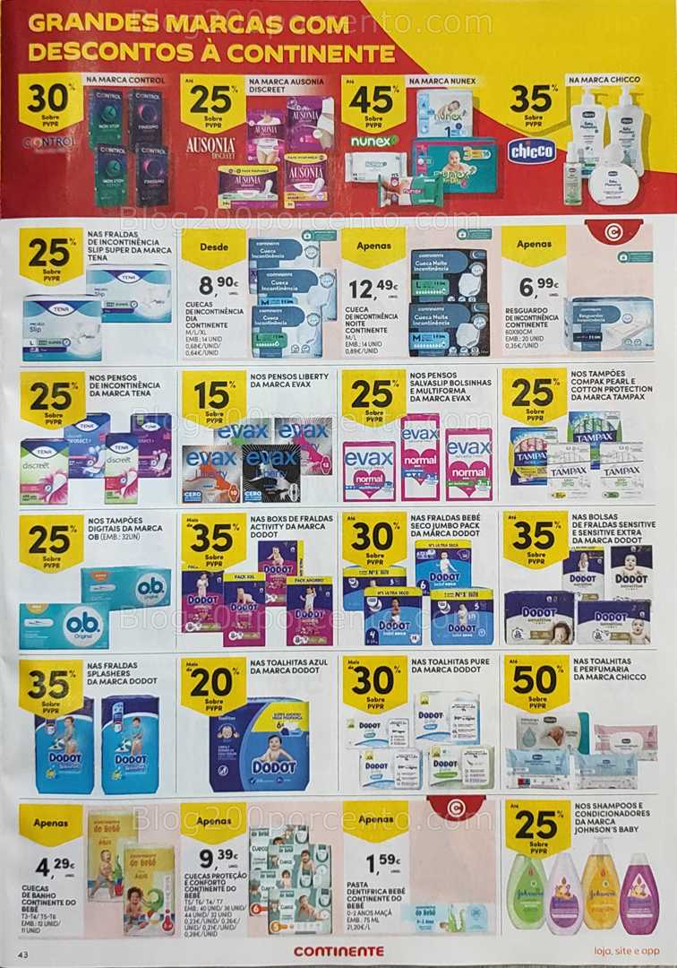 Antevisão Folheto CONTINENTE Promoções de 19 a 25 agosto