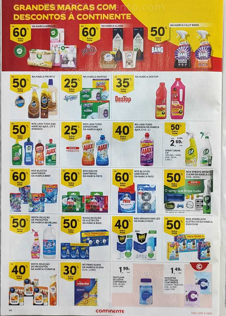 Antevisão Folheto CONTINENTE Promoções de 19 a 25 agosto