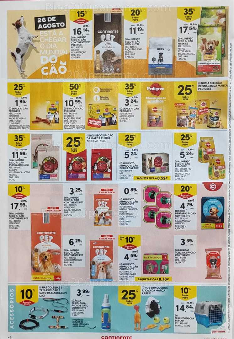 Antevisão Folheto CONTINENTE Promoções de 19 a 25 agosto