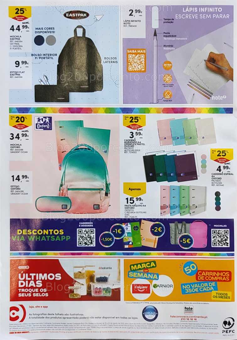 Antevisão Folheto CONTINENTE Promoções de 19 a 25 agosto