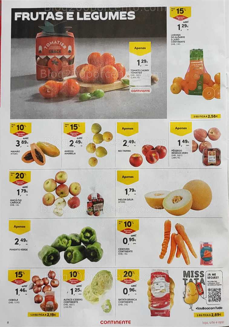 Antevisão Folheto CONTINENTE Promoções de 19 a 25 agosto