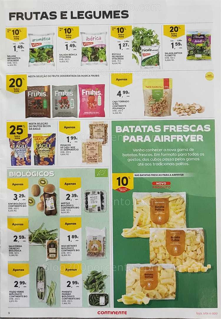 Antevisão Folheto CONTINENTE Promoções de 19 a 25 agosto