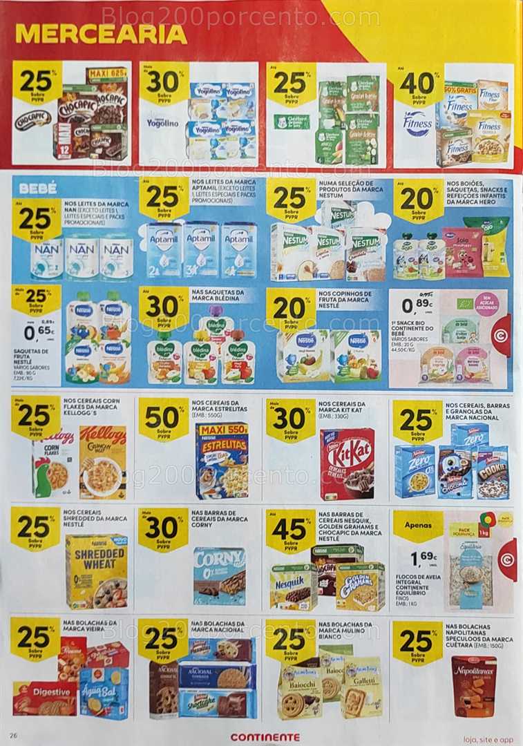 Antevisão Folheto CONTINENTE Promoções de 26 agosto a 1 setembro