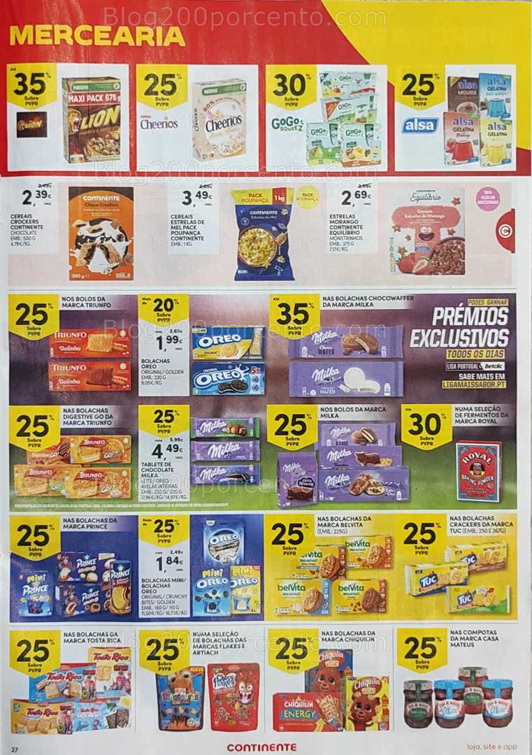 Antevisão Folheto CONTINENTE Promoções de 26 agosto a 1 setembro