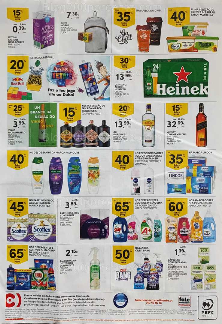 Antevisão Folheto CONTINENTE Promoções Fim de Semana de 15 a 18 agosto